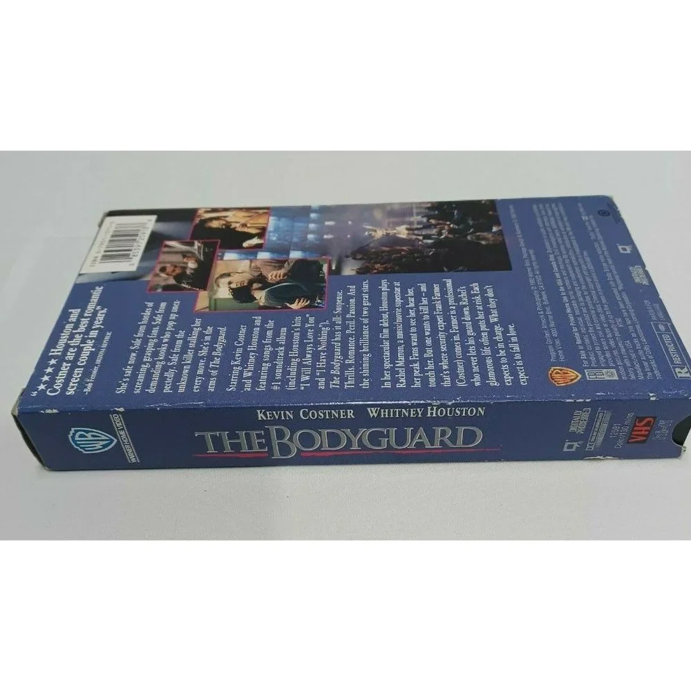 The Bodyguard VHS Tape (1993)